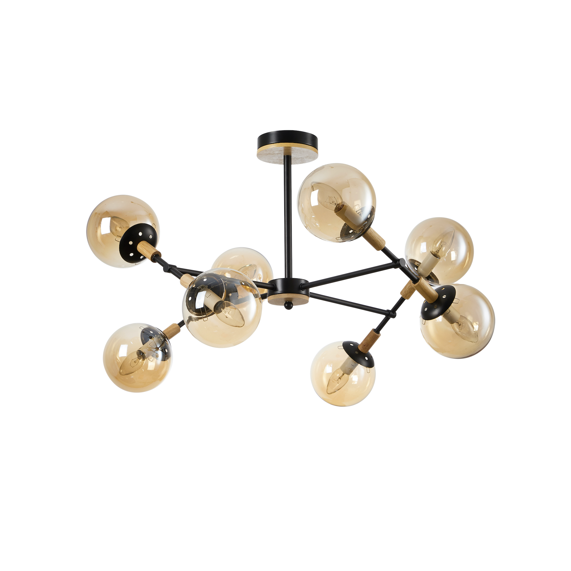 Metal & Glass Globe Light Fixtures – Elegant Lighting with a Modern Edge - Imagen 13