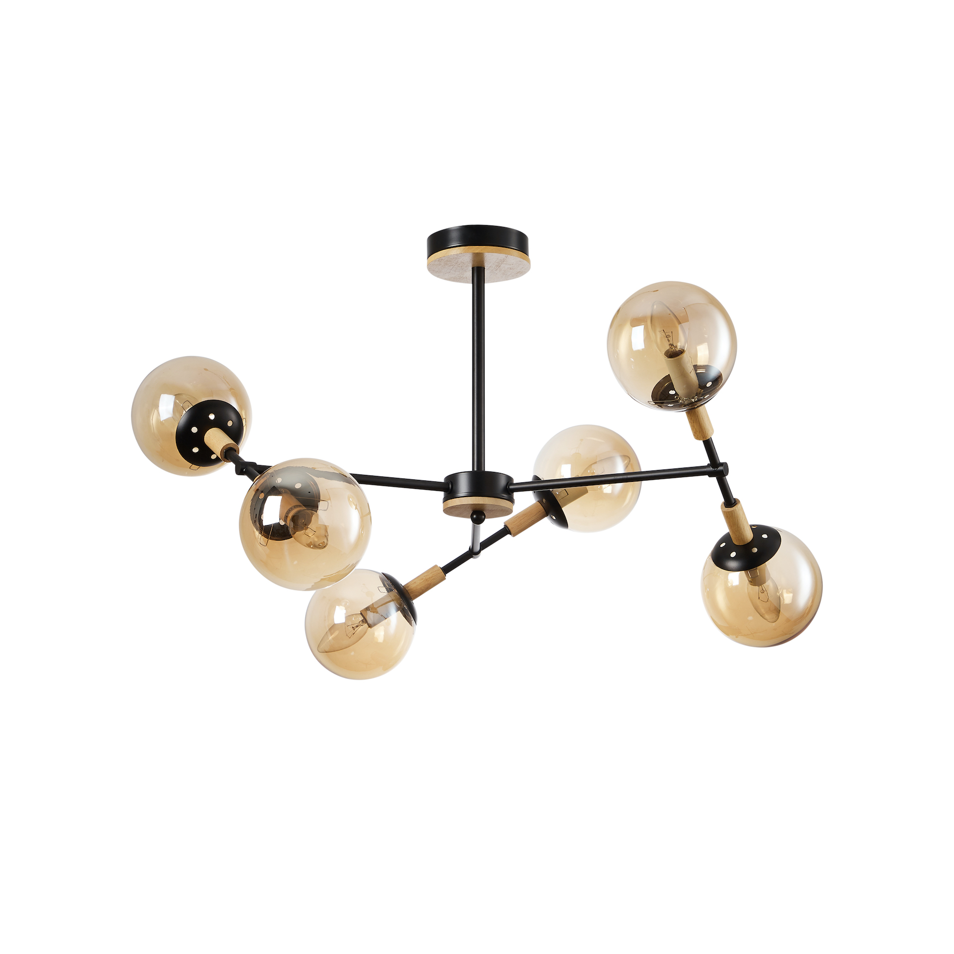 Metal & Glass Globe Light Fixtures – Elegant Lighting with a Modern Edge - Imagen 11