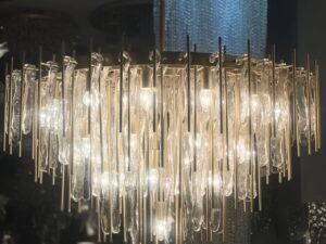 Luxury Modern Crystal Chandelier – Gold Pendant Light for Dining Room, Living Room, Hotel Inte