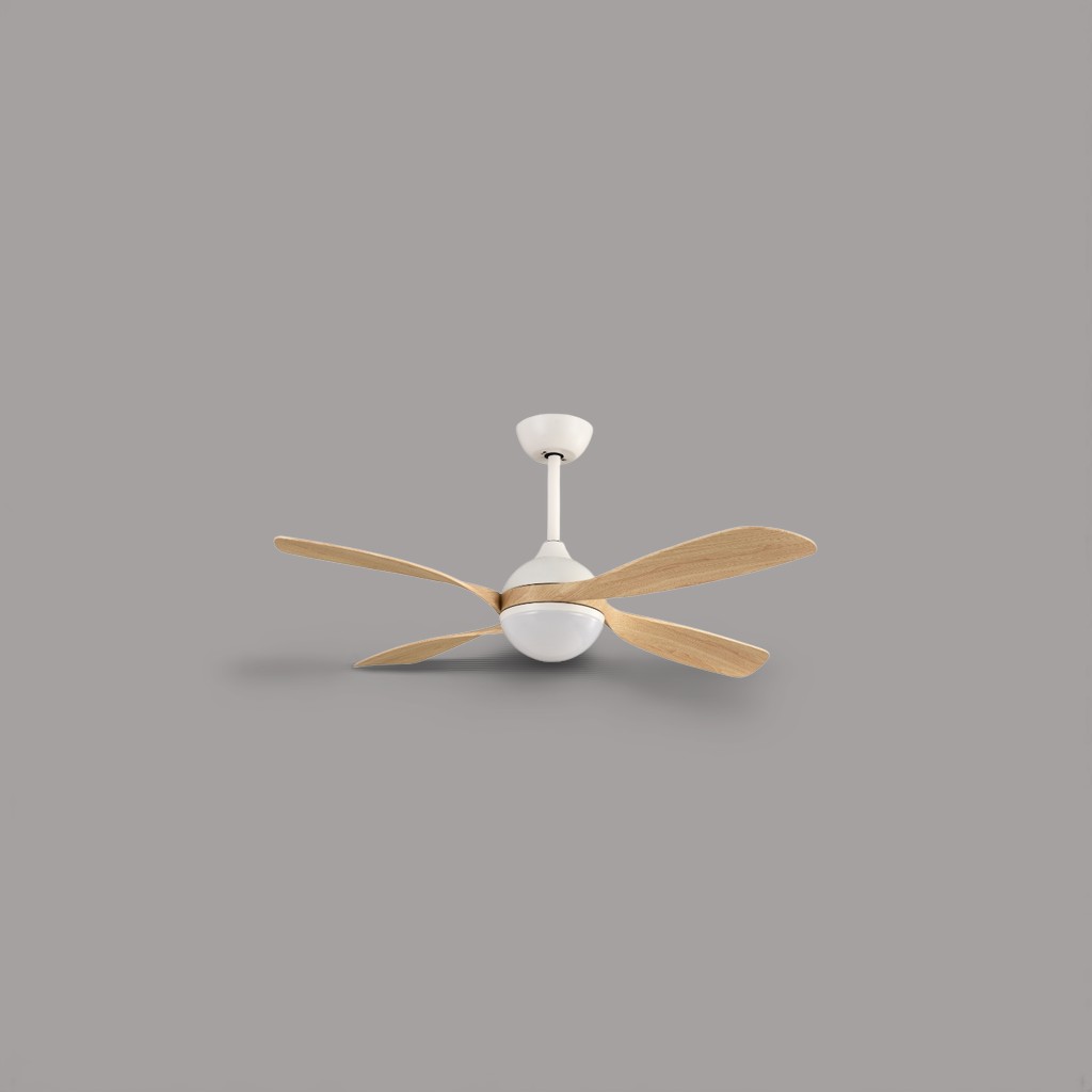 Solid Wood & ABS Ceiling Fan Lights – Natural Style Meets Modern Innovation