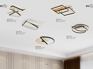 Modern LED Ceiling Light Collection – Minimalist Geometric Design for Living Room, Bedroom, Hallway