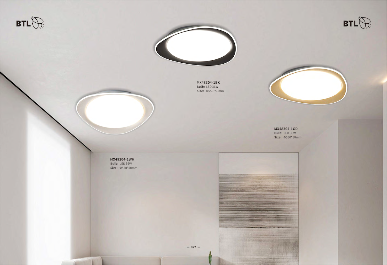 RGB LED Ceiling Light – 40W Round & Square Modern Indoor Lamp - Imagen 9