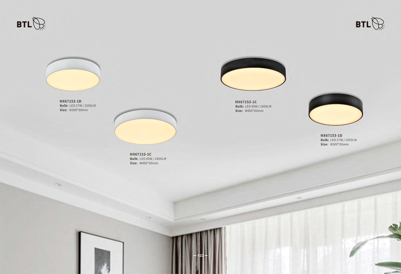RGB LED Ceiling Light – 40W Round & Square Modern Indoor Lamp - Imagen 11