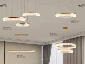Luxury Modern LED Chandelier with Glass Tubes
