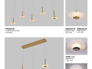 Modern Minimalist LED Pendant Lights | Multi-head Dining Room Chandelier