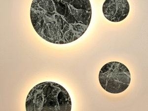 Lámparas LED de mármol W80034 y C80048