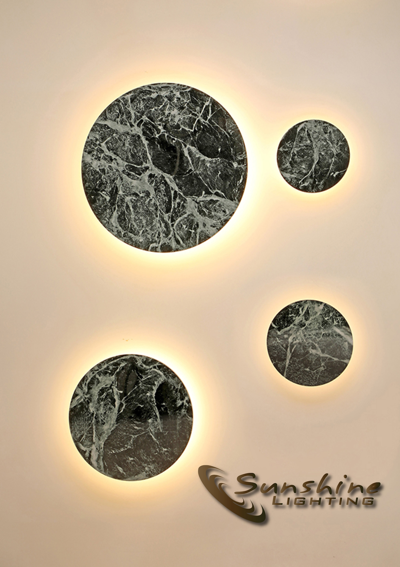 Lámparas LED de mármol W80034 y C80048