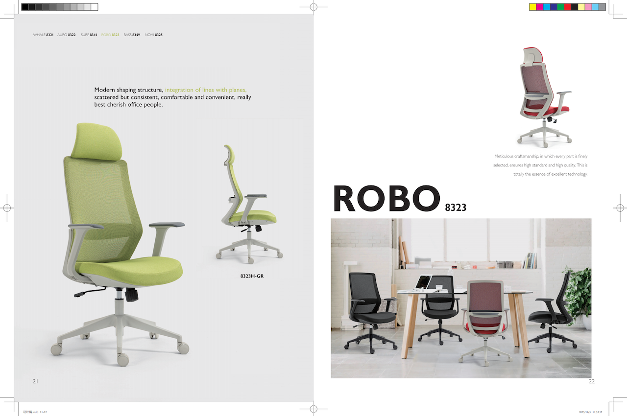 Silla de oficina de malla con altura ajustable - Imagen 4
