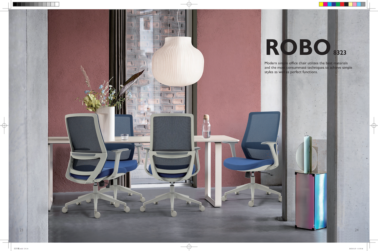 Silla de oficina de malla con altura ajustable - Imagen 3