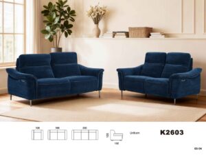 Sofá con brazos curvos K2603